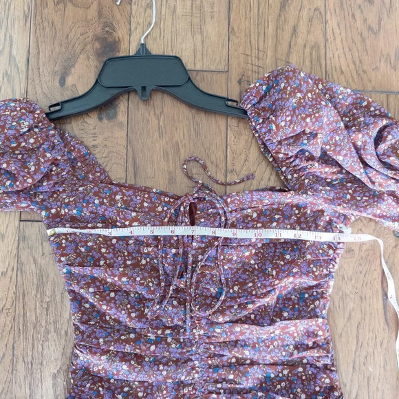 NEW Astr the Label Athena Floral Long Sleeve Maxi Dress, Size XS - Picture 9 of 10